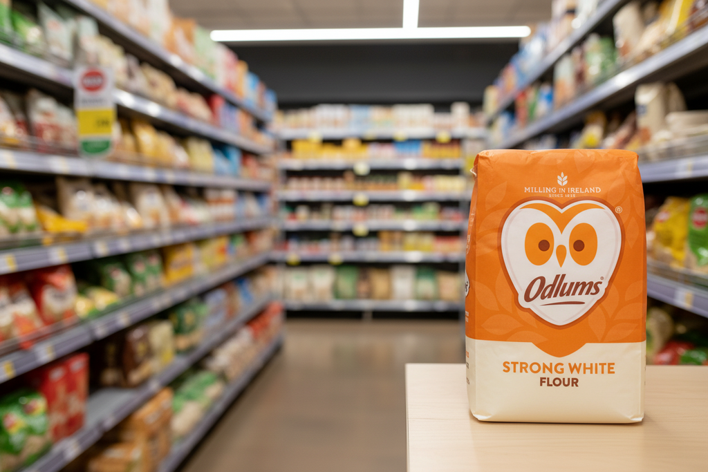 8 x Odlums Strong White Flour 2Kg