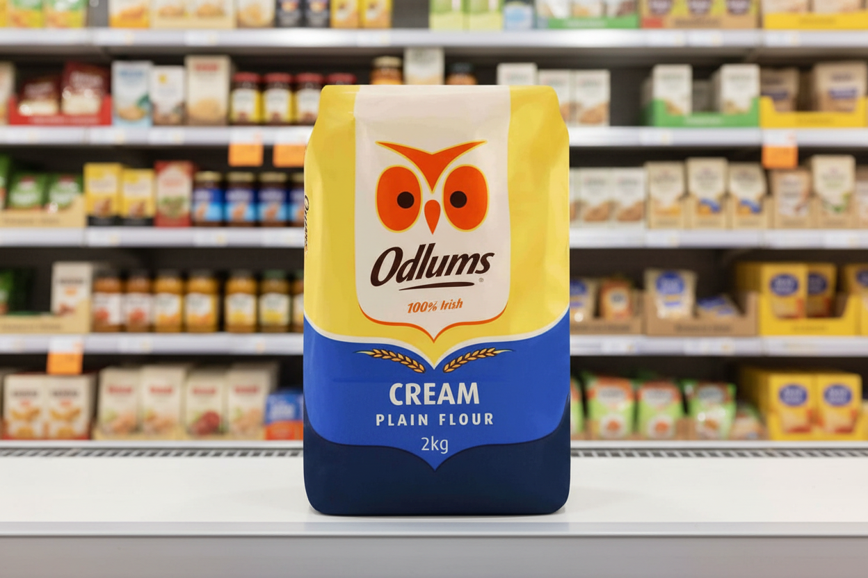 8 x Odlums Cream Plain Flour 2Kg