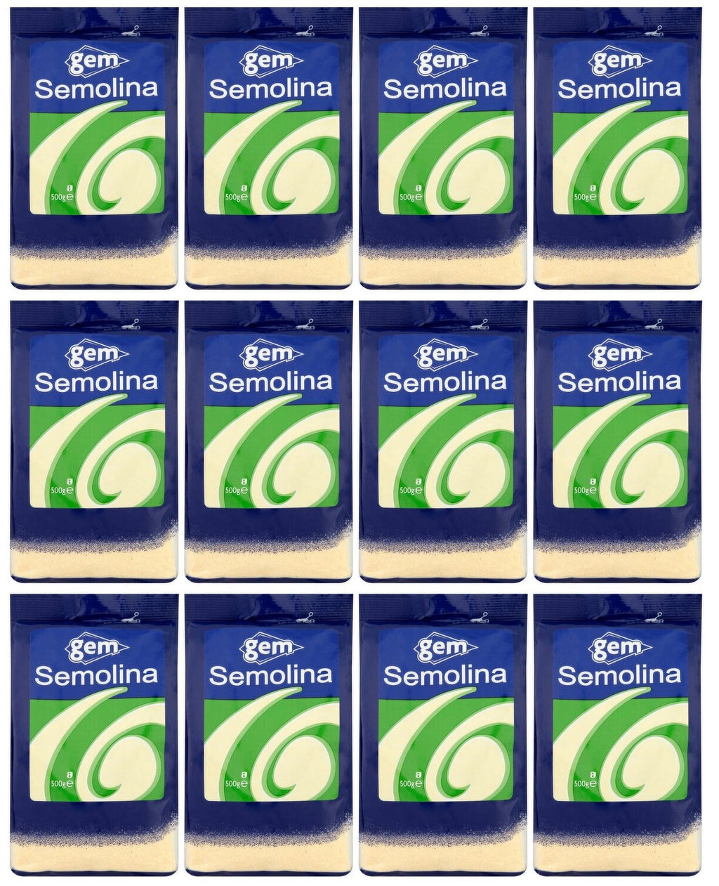 12 x Gem Semolina 500G