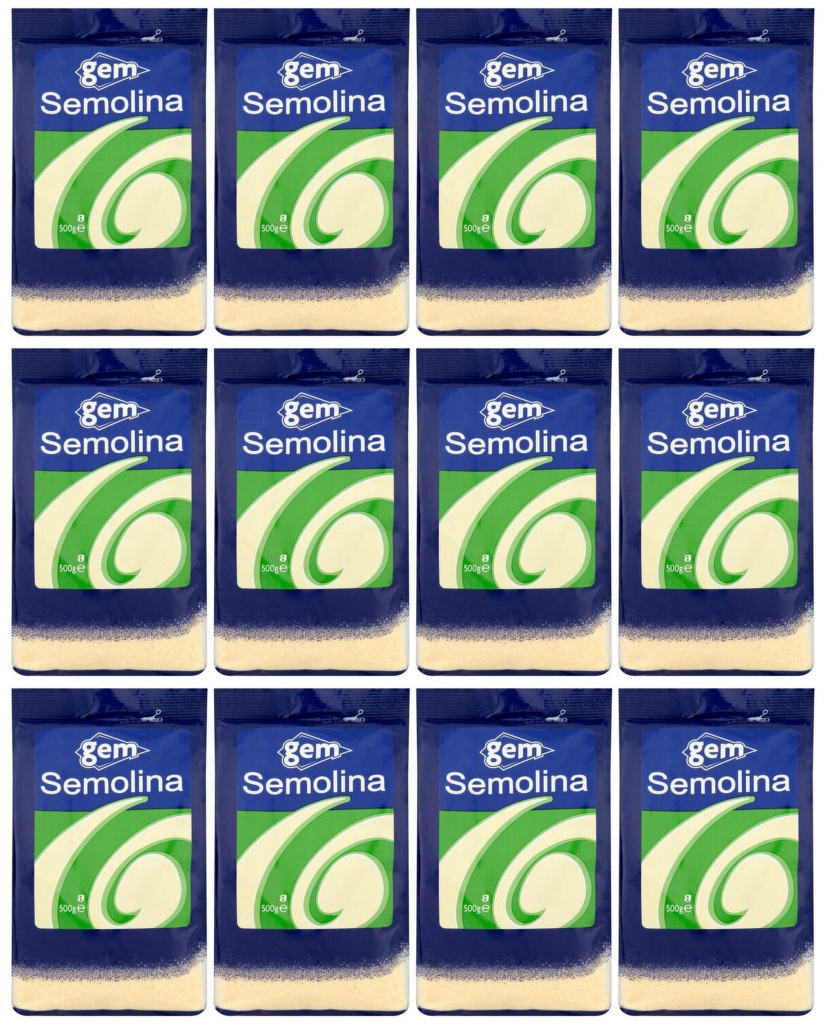 12 x Gem Semolina 500G
