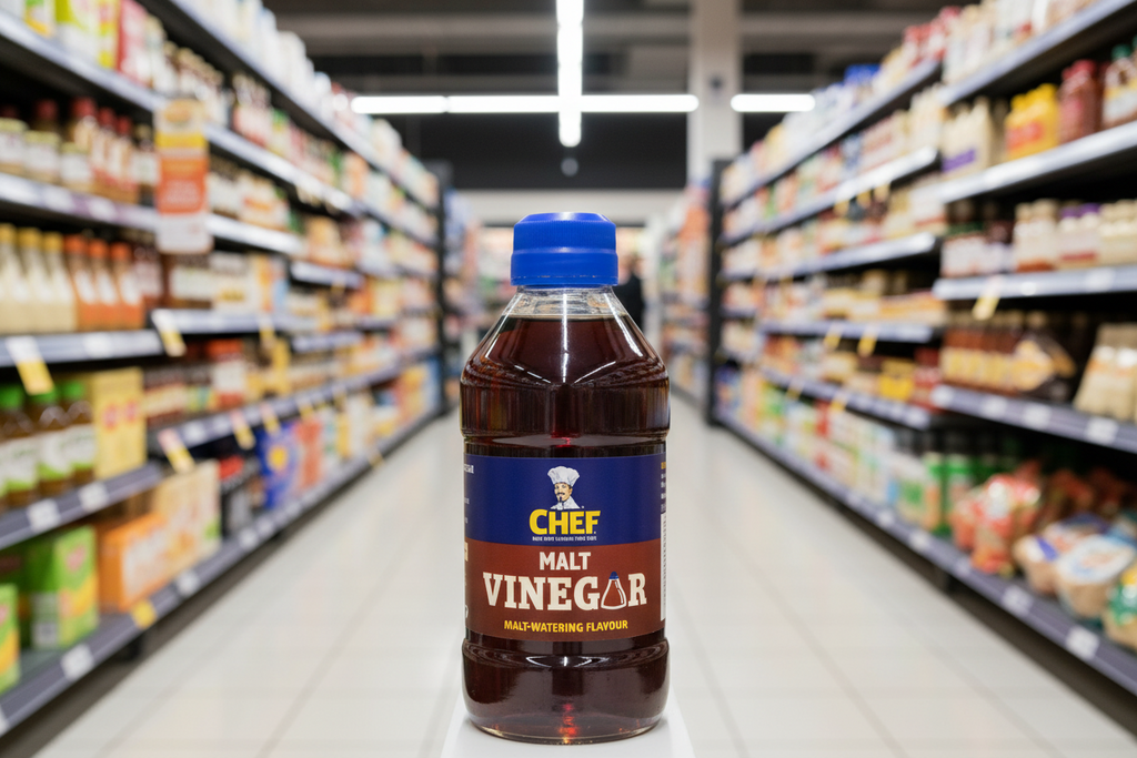 12 x Chef Malt Vinegar 284Ml
