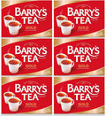 6 x Barry's Tea Gold 80 Tea Bags 250G