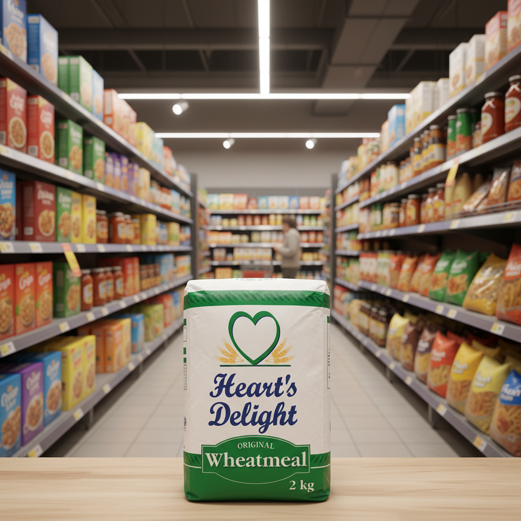 8 x Hearts Delight Original Wheatmeal 2 Kg