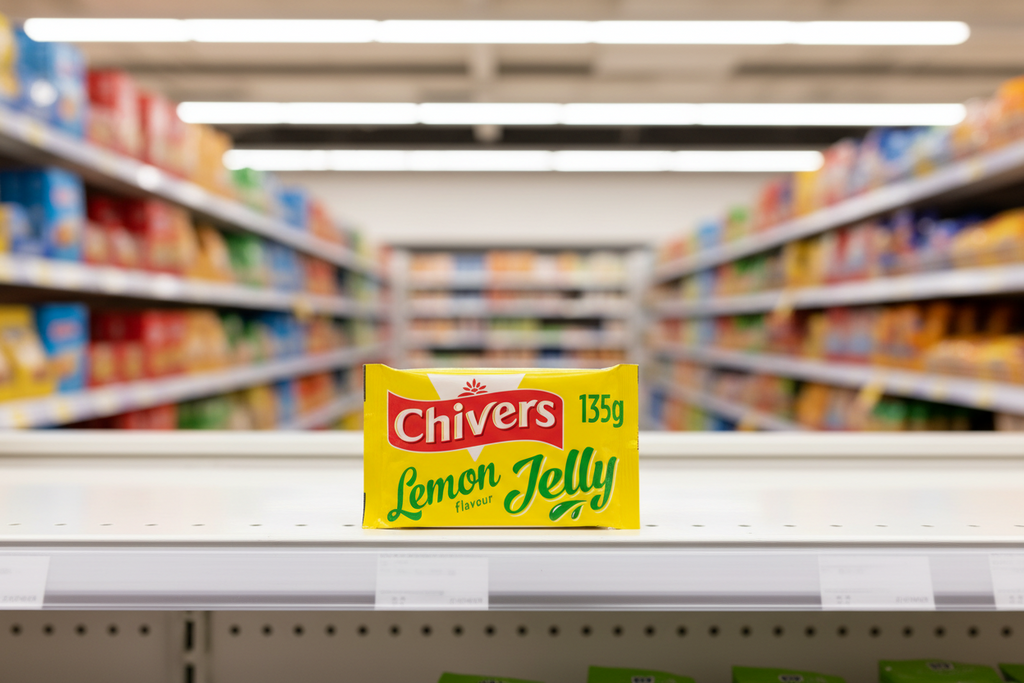 12 x Chivers Lemon Flavour Jelly 135G