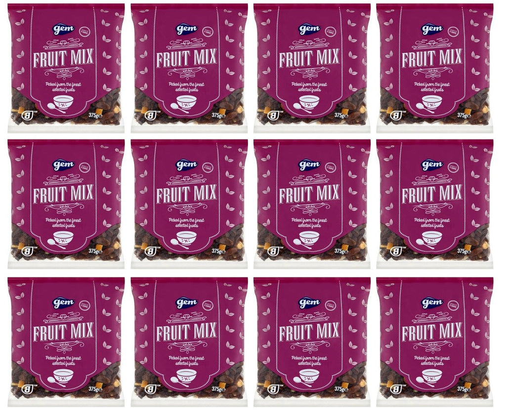 12 x Gem Fruit Mix 375G