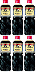 6 x Kikkoman Soy Sauce 1 Litre