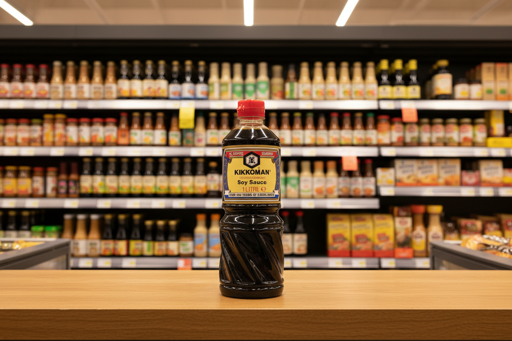 6 x Kikkoman Soy Sauce 1 Litre