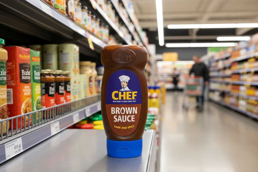12 x Chef Brown Sauce 385G