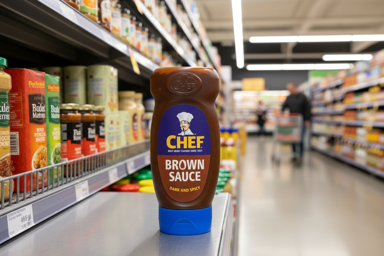 12 x Chef Brown Sauce 385G