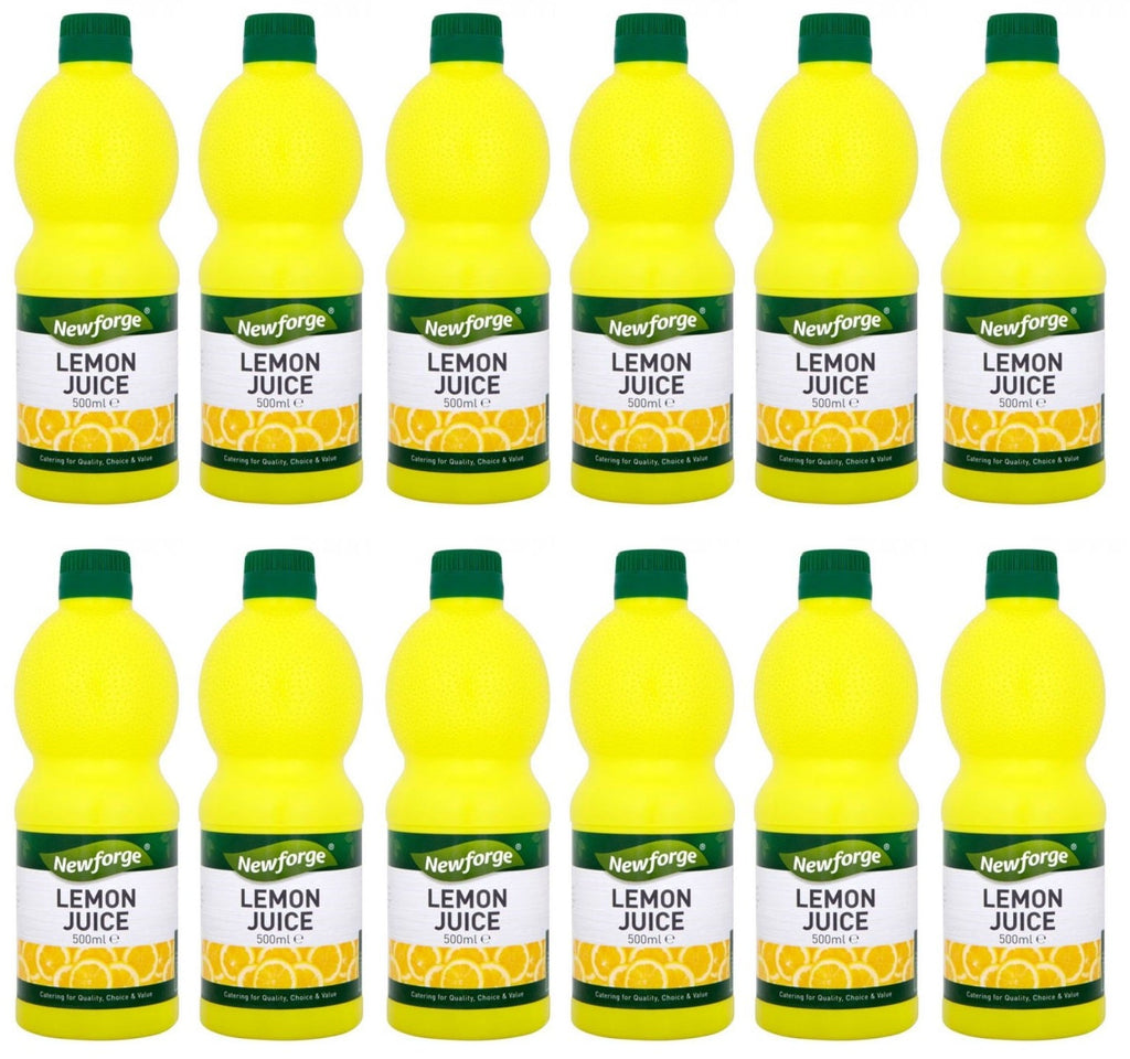12 x Newforge Lemon Juice 500Ml