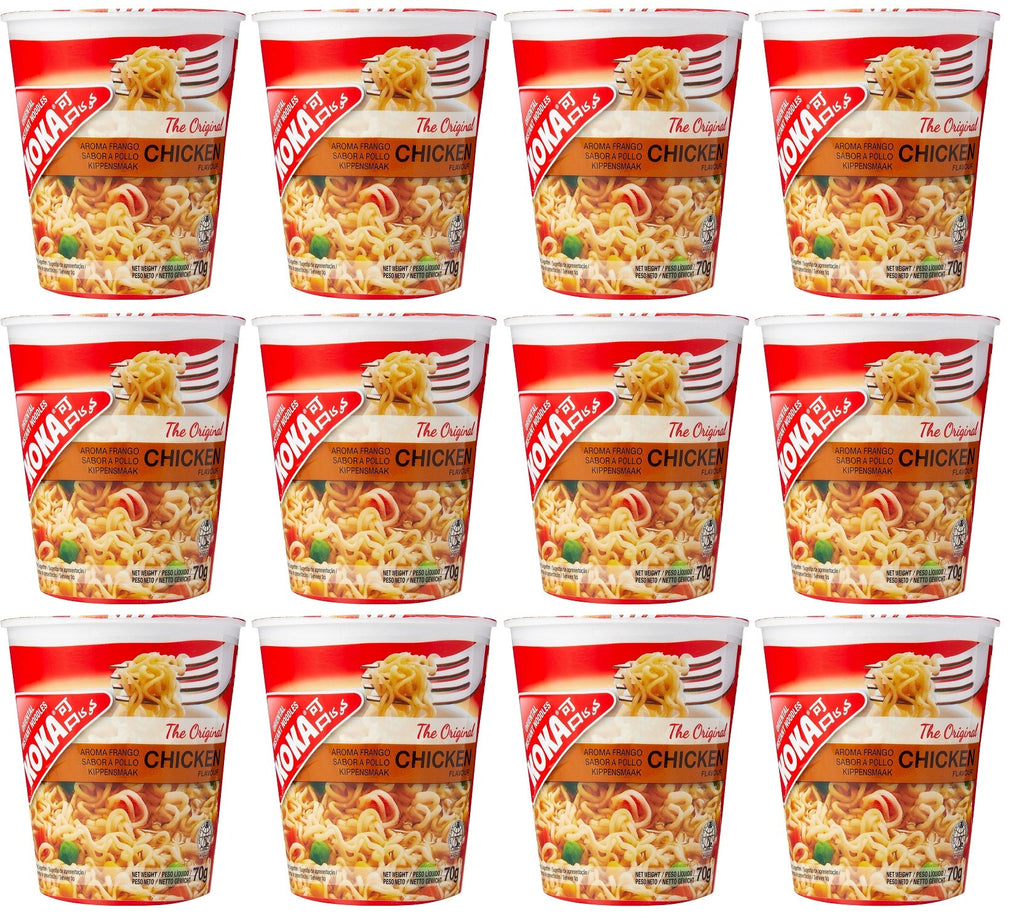 12 x Koka The Original Chicken Flavour Oriental Instant Noodles 70G