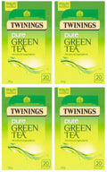 4 x Twinings Pure Green Tea 20 Tea Bags 50G