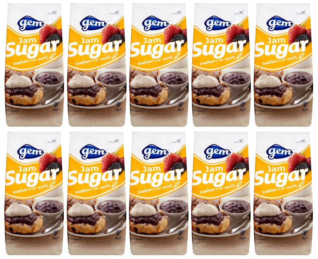 10 x Gem Jam Sugar 1Kg