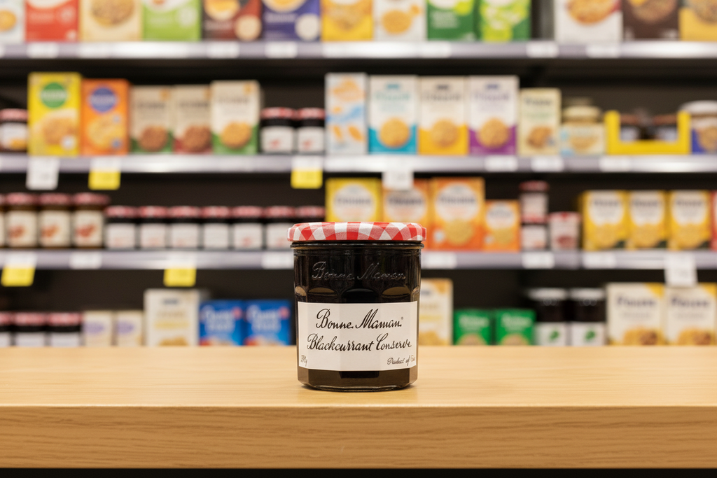 6 x Bonne Maman Blackcurrant Jam 370G