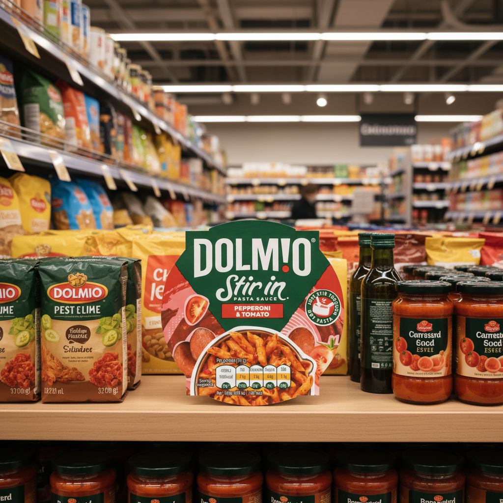 7 x Dolmio Stir In Pasta Sauce Pepperoni & Tomato 150G