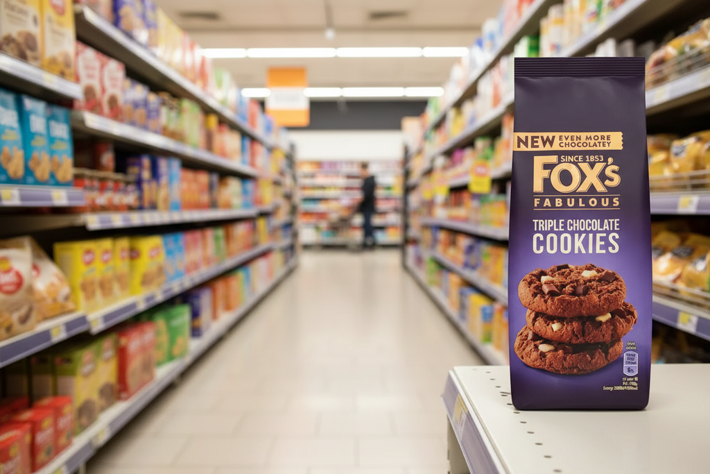 8 x Fox's Fabulous Triple Chocolate Cookies 180G