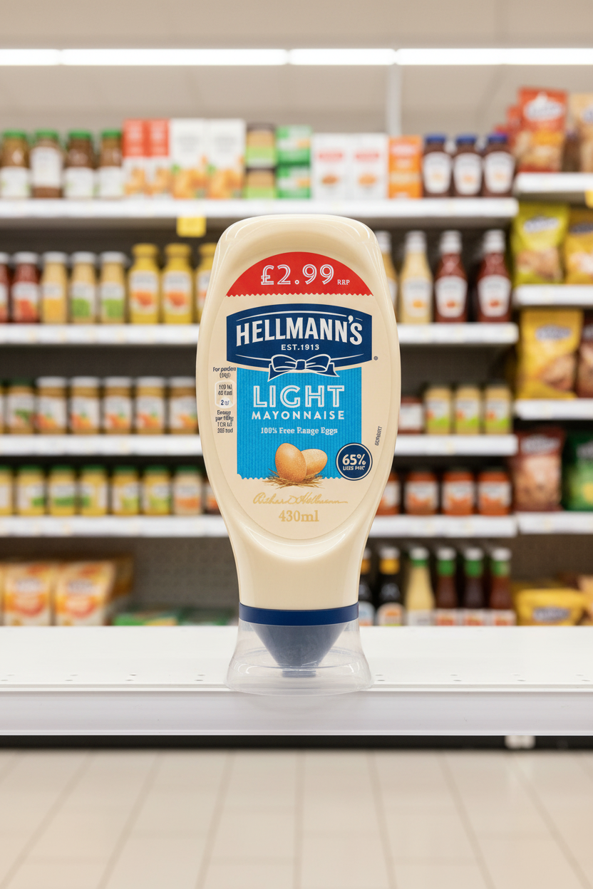 8 x Hellmann's  Mayonnaise Light 430 Ml