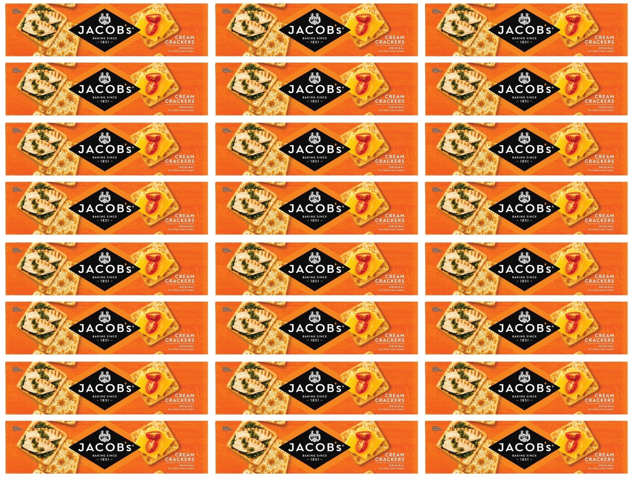 24 x Jacob's Cream Crackers 300G