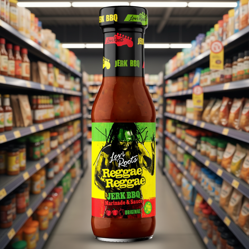 6 x Levi Roots Reggae Reggae Jerk Bbq Marinade & Sauce Orginal 290G