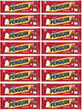 16 x Mcvitie's Penguin Milk Chocolate Biscuit Bars 6 Pack (147.6G)