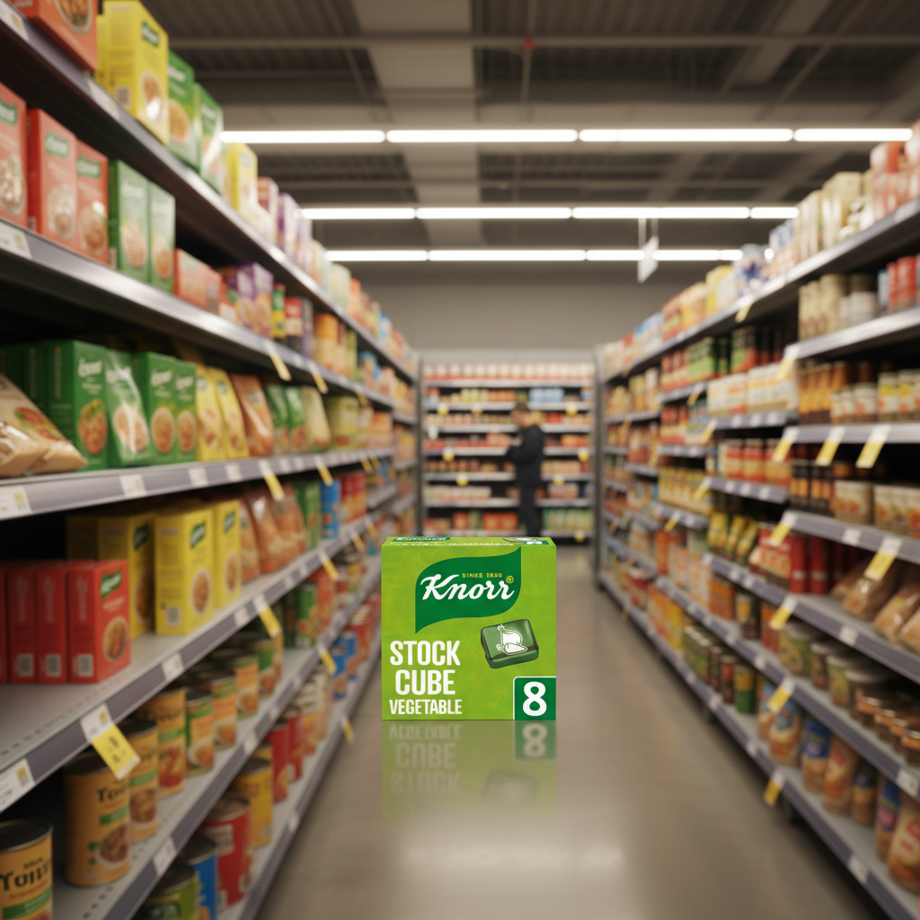 12 x Knorr  Stock Cubes Vegetable 8X 10 G