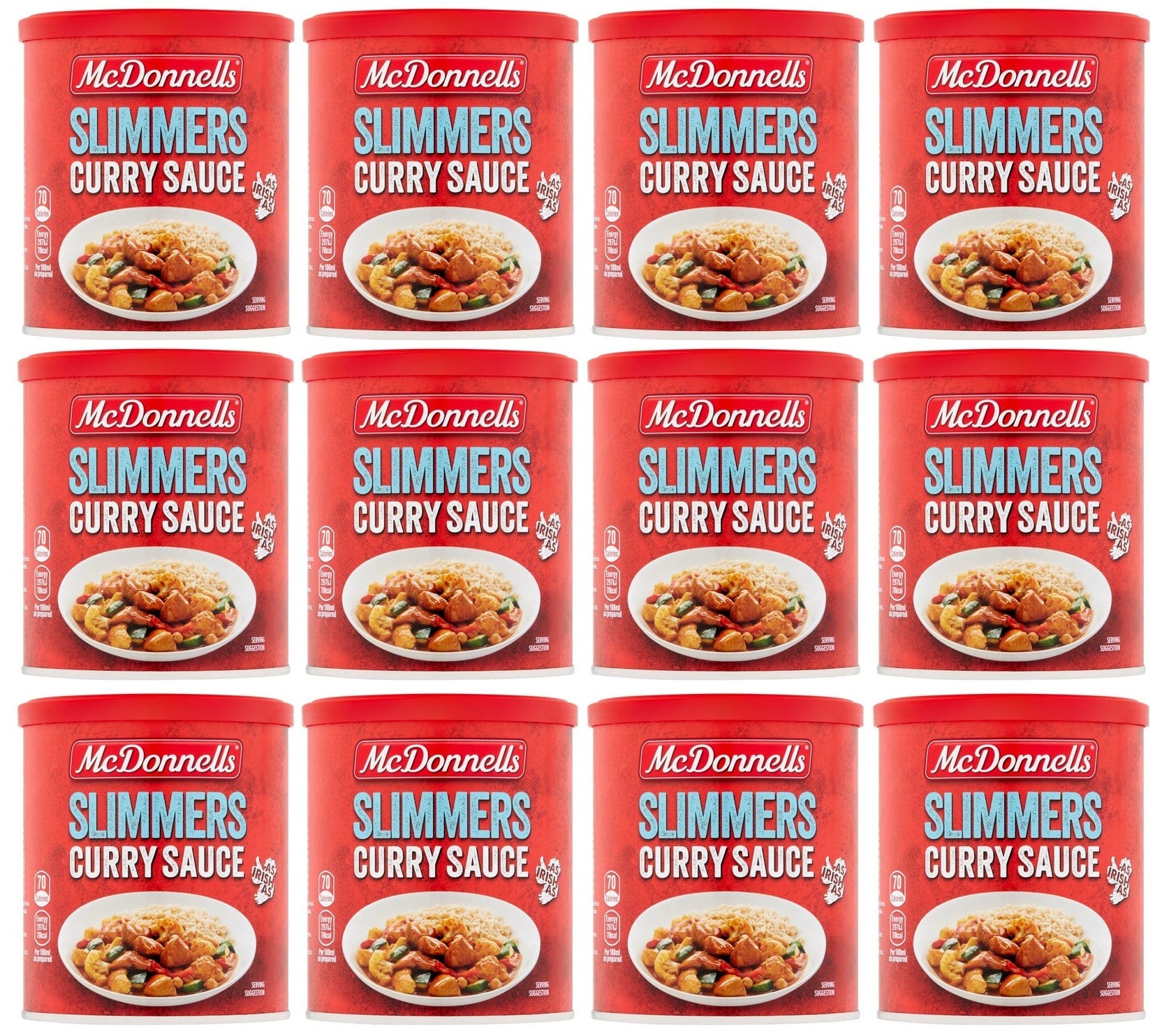 12 x Mcdonnells Slimmers Curry Sauce 200G