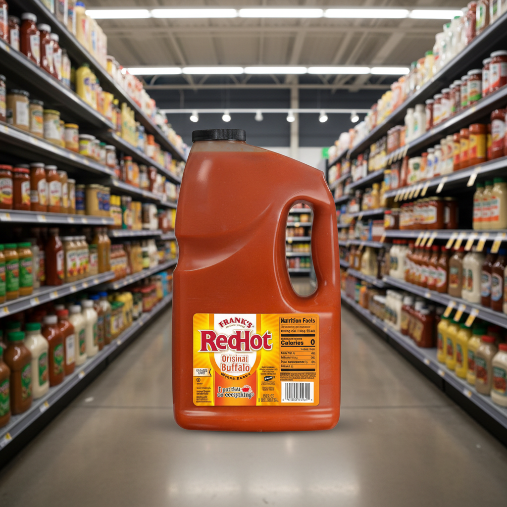 4 x Frank's Red Hot Wings Buffalo Sauce 3.78L