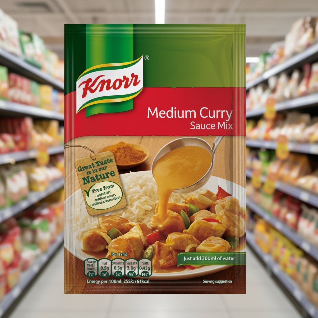 16 x Knorr Medium Curry Sauce 47G