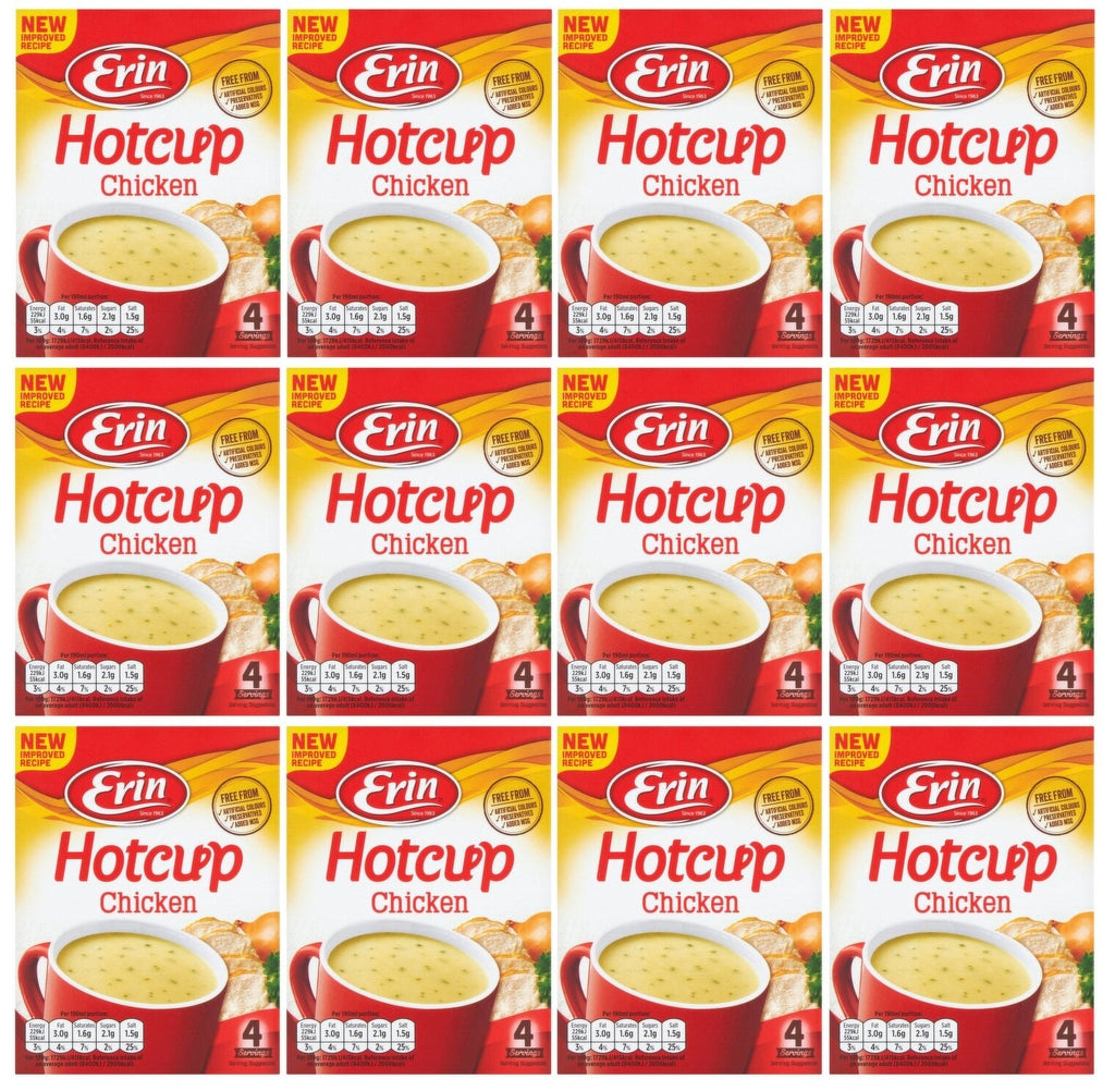 12 x Erin Hotcup Original Chicken 53G