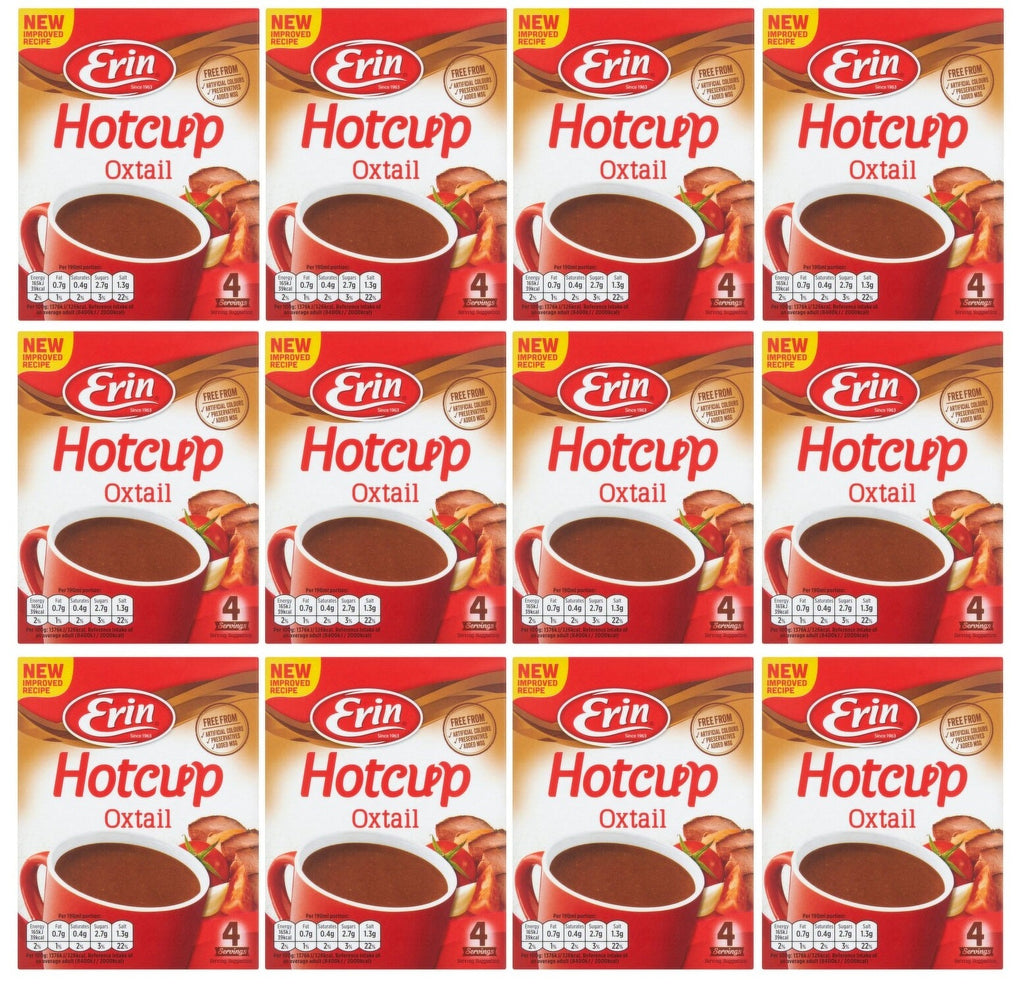 12 x Erin Hotcup Original Oxtail 48G