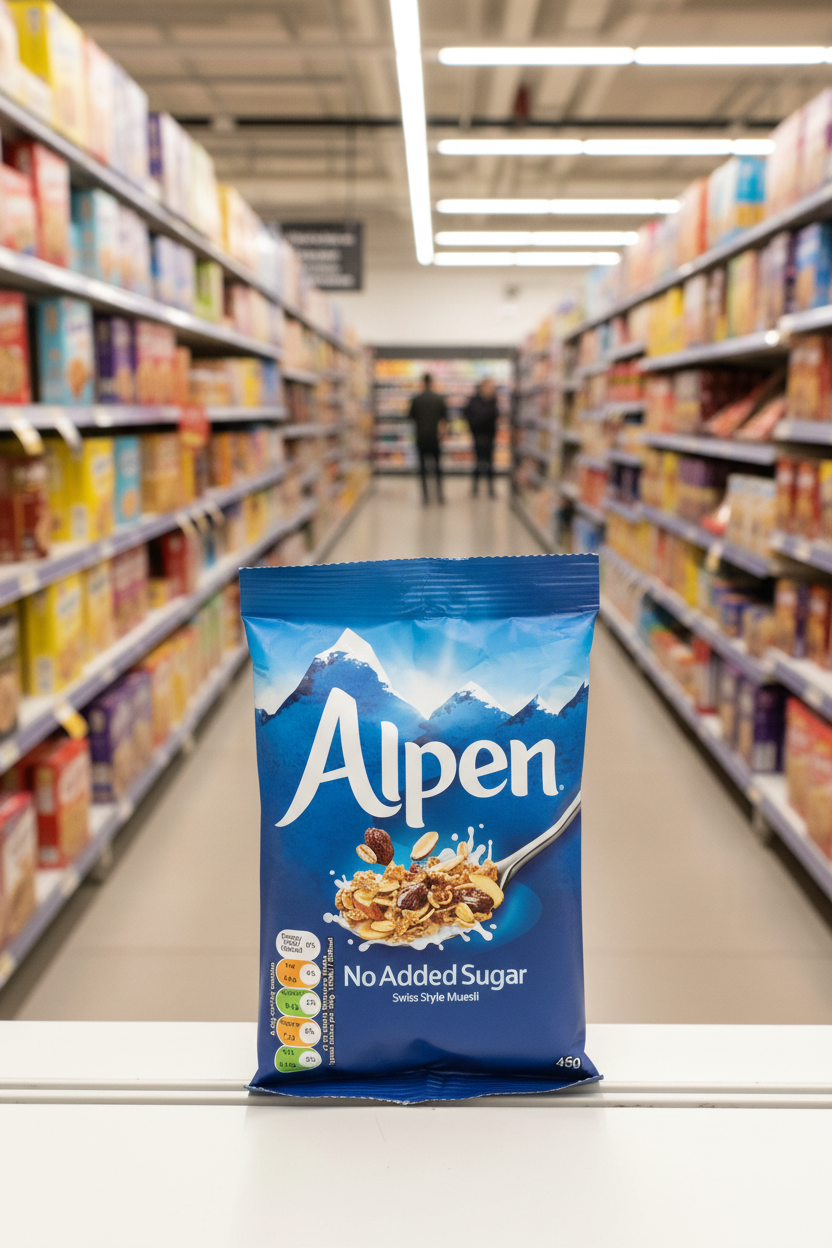 30 x Alpen No Added Sugar Swiss Style Muesli 30 X 45G