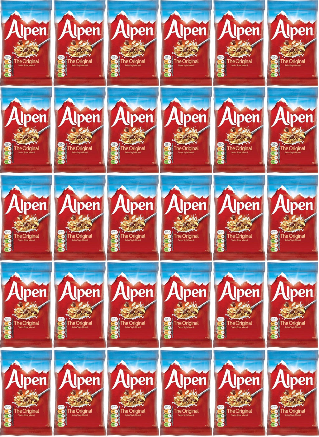30 x Alpen The Original Swiss Style Muesli 30 X 45G