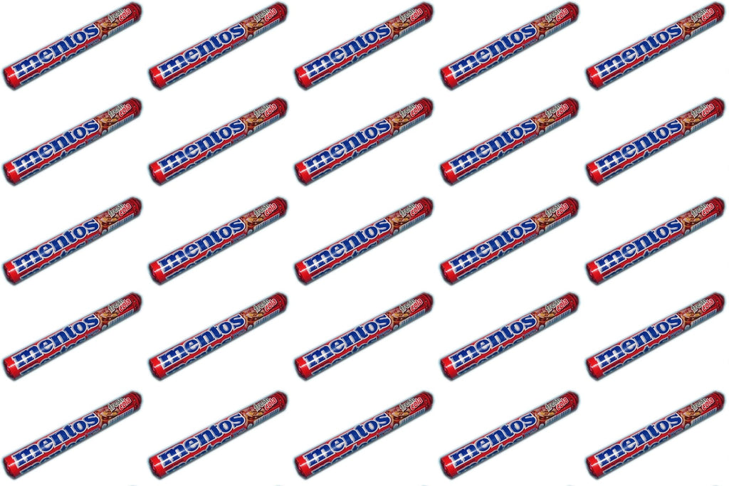 25 x Mentos Cola Chewy Dragees Rolls