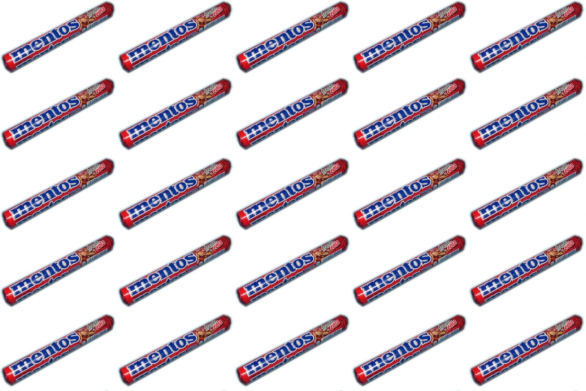 25 x Mentos Cola Chewy Dragees Rolls