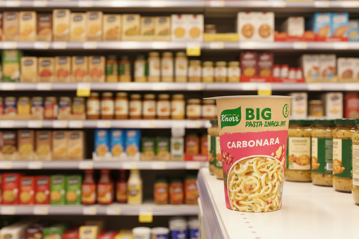 8 x Knorr Pasta Carbonara 92G Cup