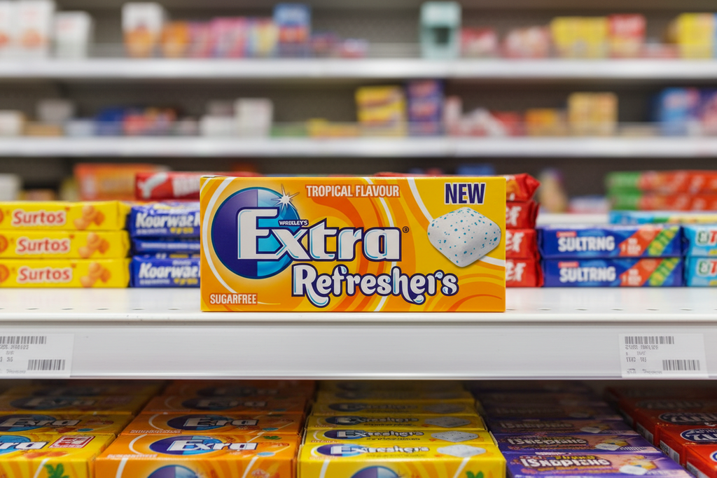 16 x Wrigley's Extra Refreshers Tropical  7Pc