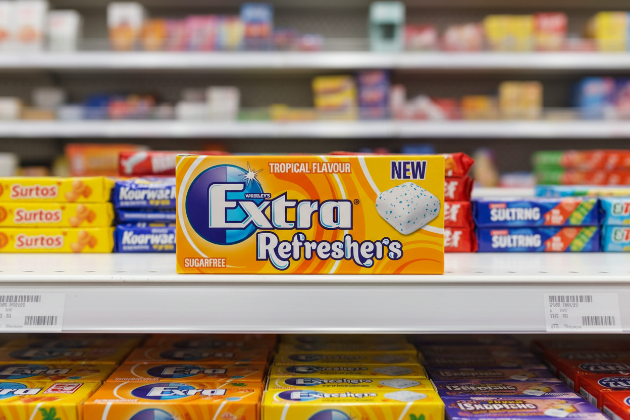 16 x Wrigley's Extra Refreshers Tropical  7Pc