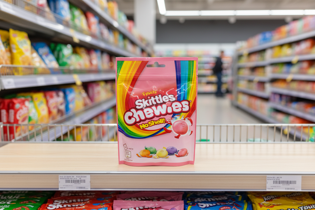 16 x Skittles Chewies Fruits Sweets Pouch Bag 137G