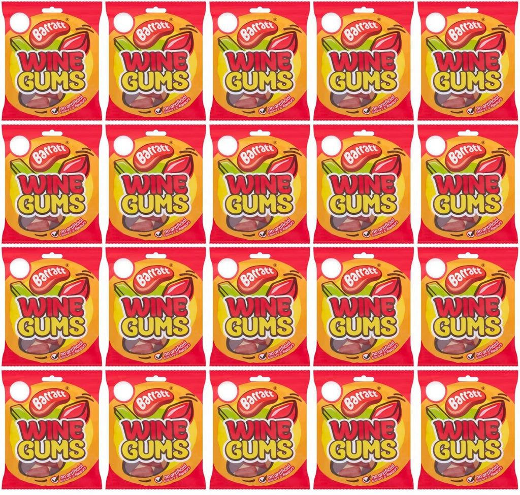 20 x Barratt Wine Gums 80G