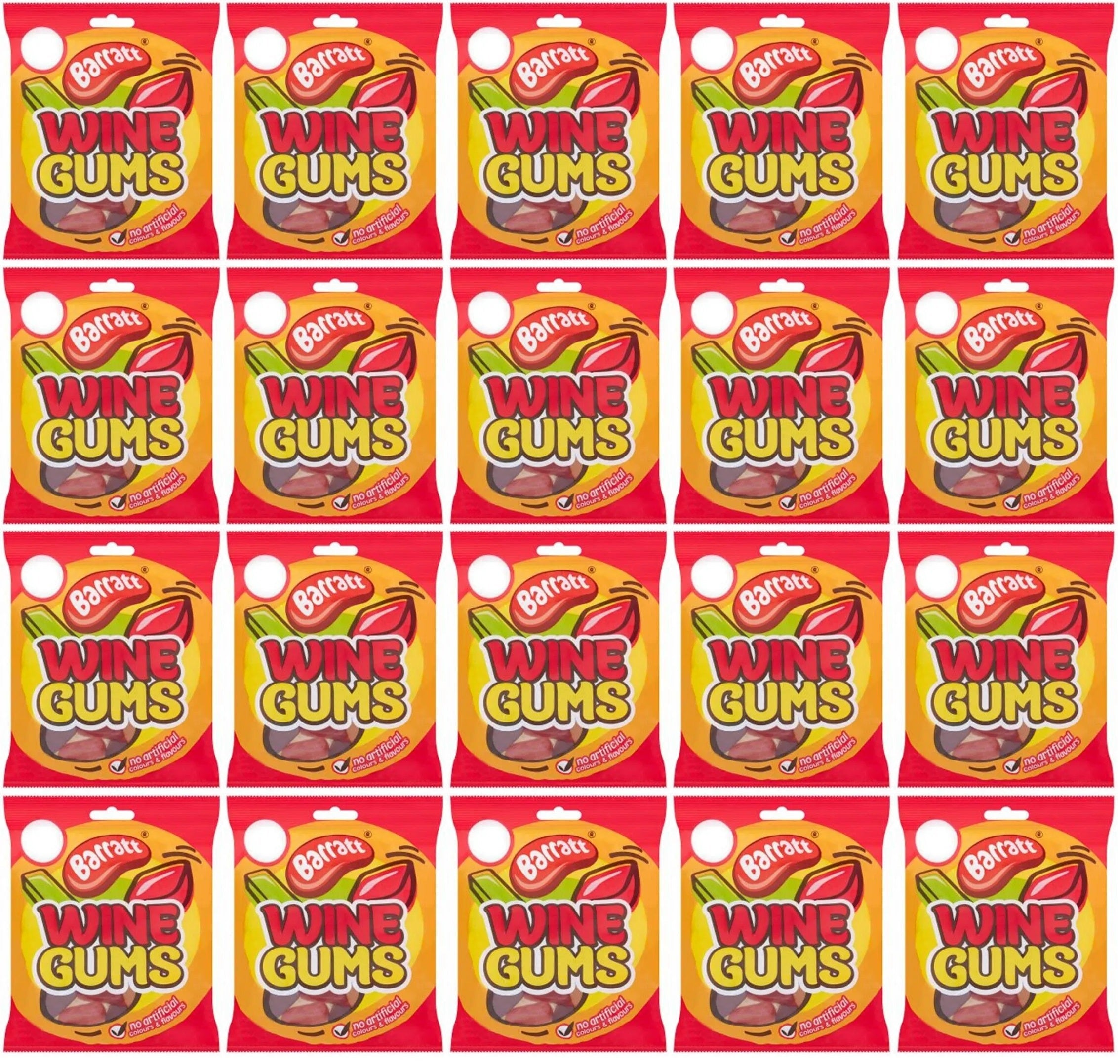 20 x Barratt Wine Gums 80G
