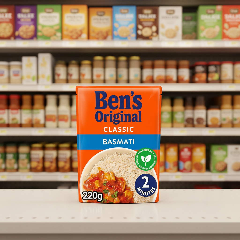 6 x Ben's Original Basmati Microwave Rice 220G