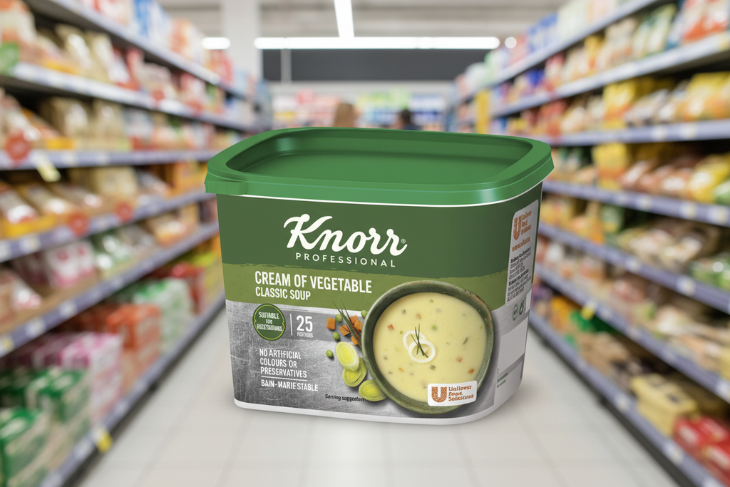 6 x Knorr Professional Classic Cream Of Veg Soup 25 Port