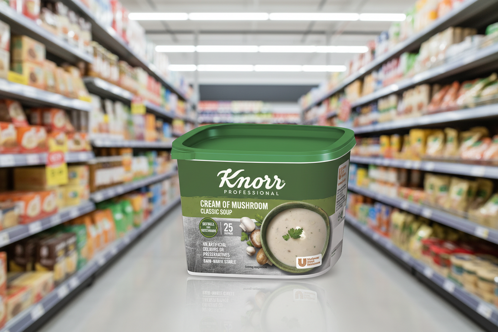 6 x Knorr Professional Classic Cream Of Mushroom Soup 25 Port