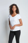 V-Neck Cotton Modal T-Shirt