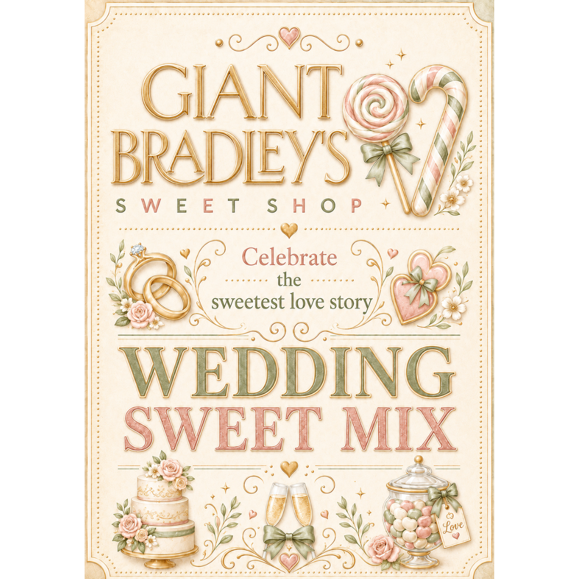 Wedding Party Sweet Pouch 150g