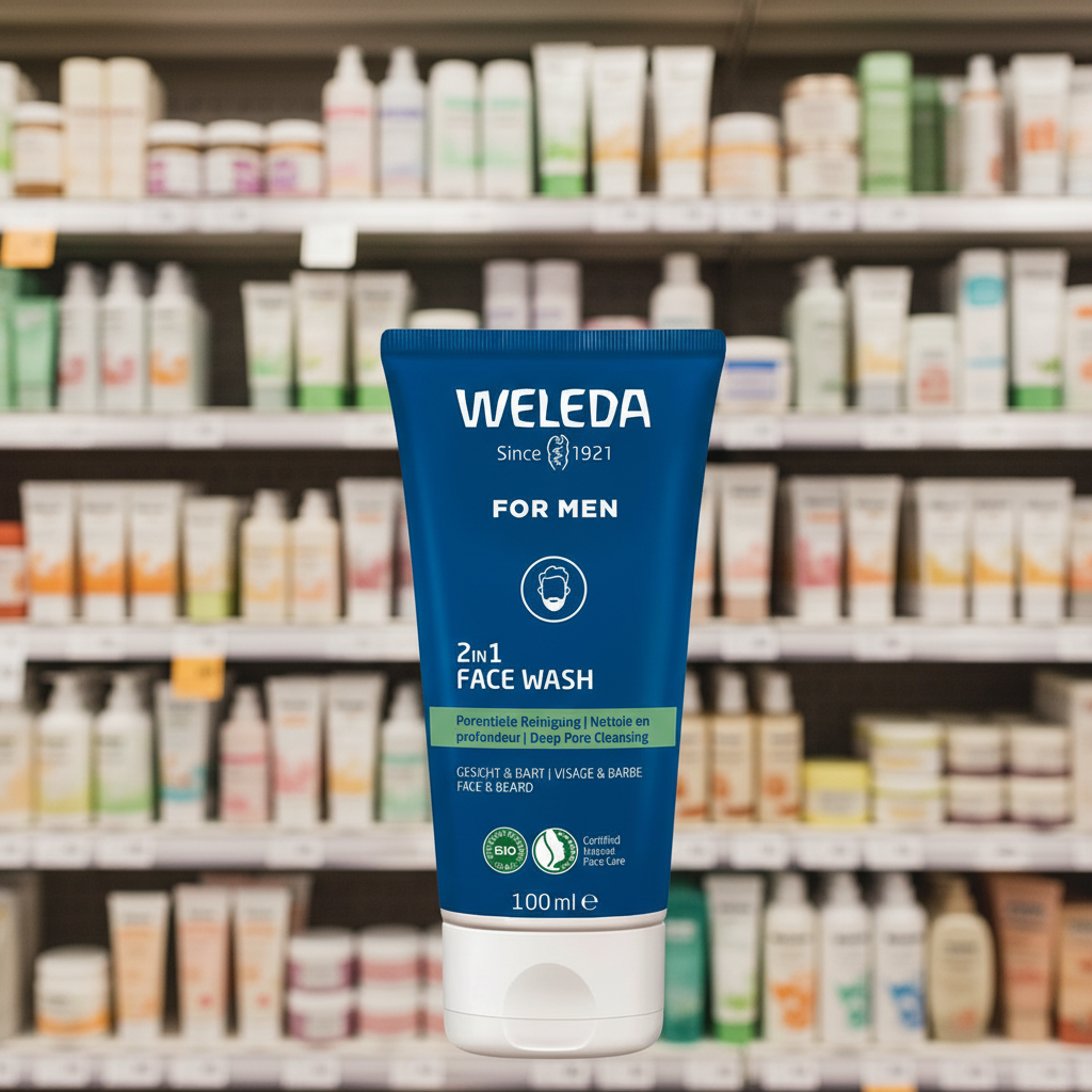 Weleda Men's Face & Beard Wash Gel - 100ml