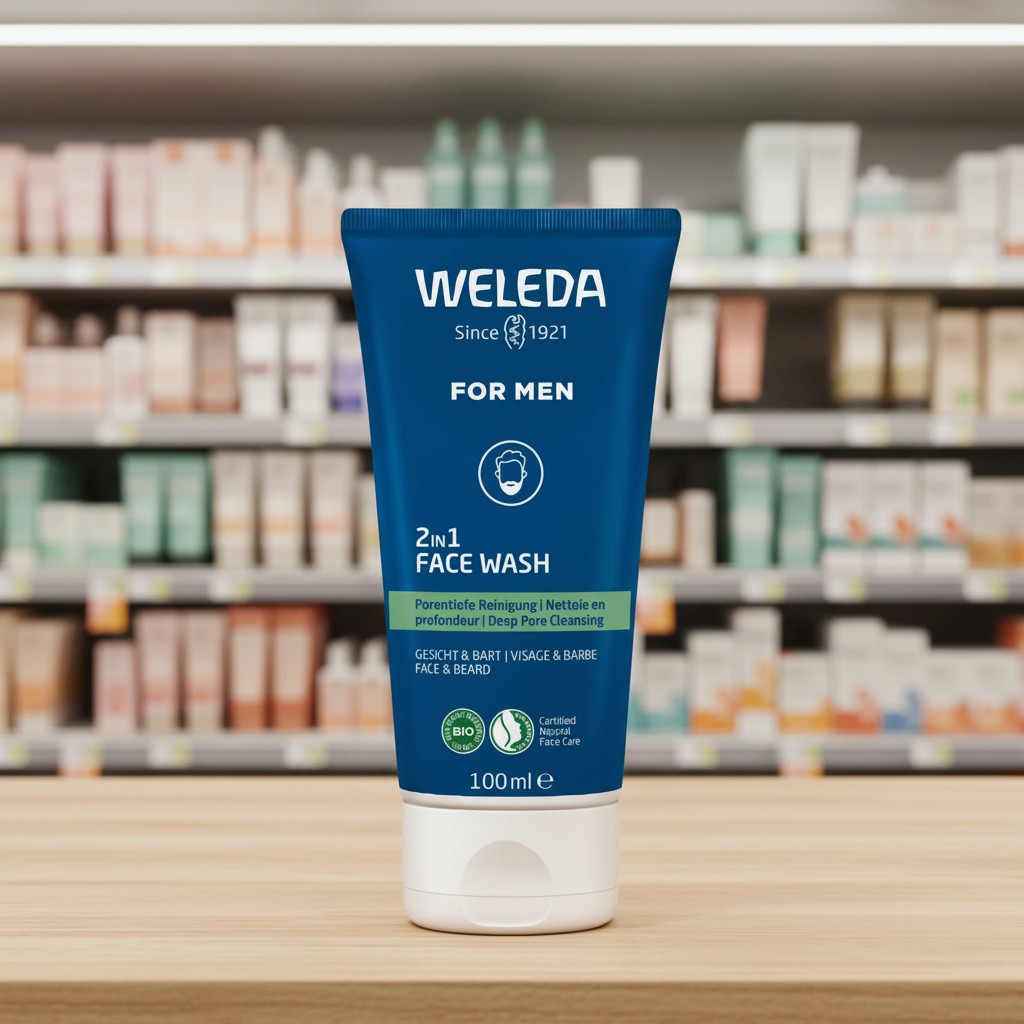 Weleda Men's Face & Beard Wash Gel - 100ml