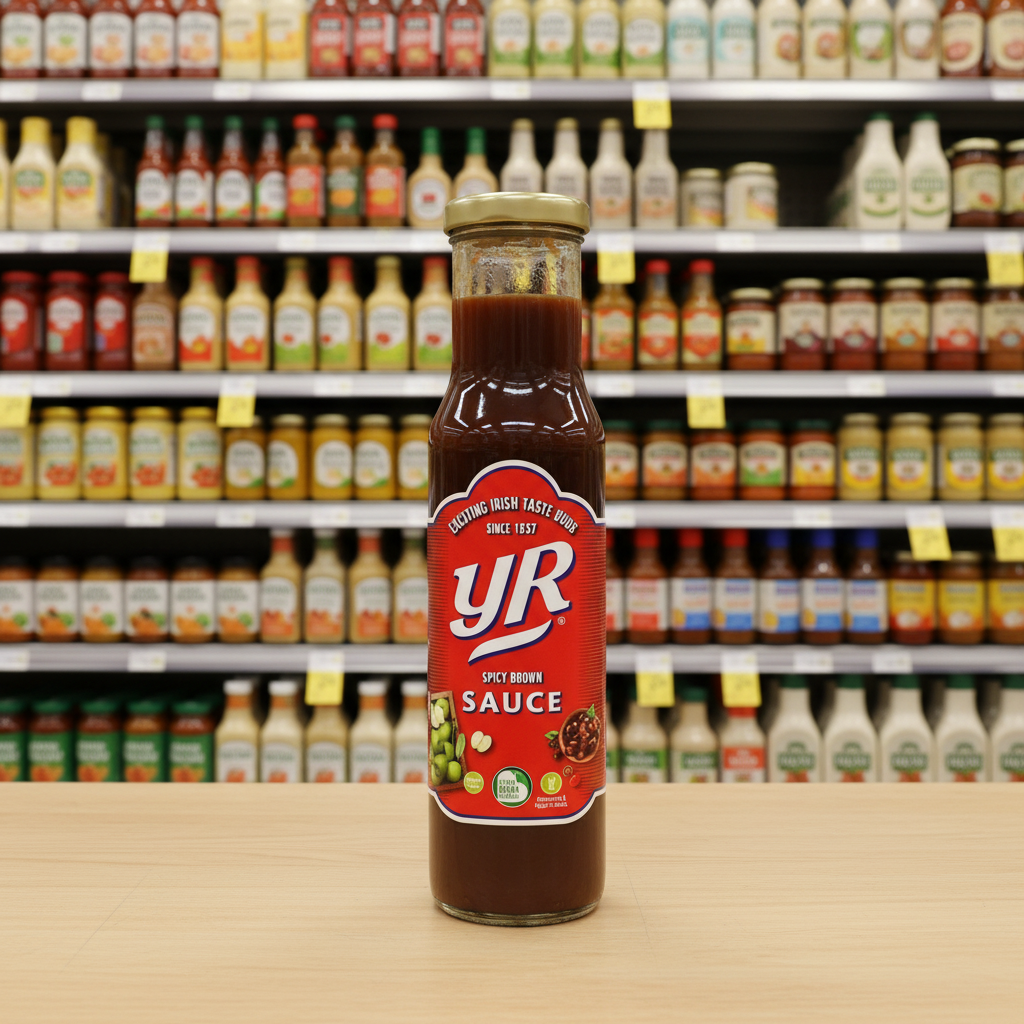 12 x Yr Spicy Brown Sauce 270G
