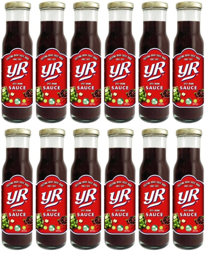 12 x Yr Spicy Brown Sauce 270G