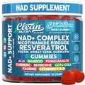 Youth Bloom NAD+ Gummies - Resveratrol, Turmeric & Collagen (60 Ct) | Clean Nutra